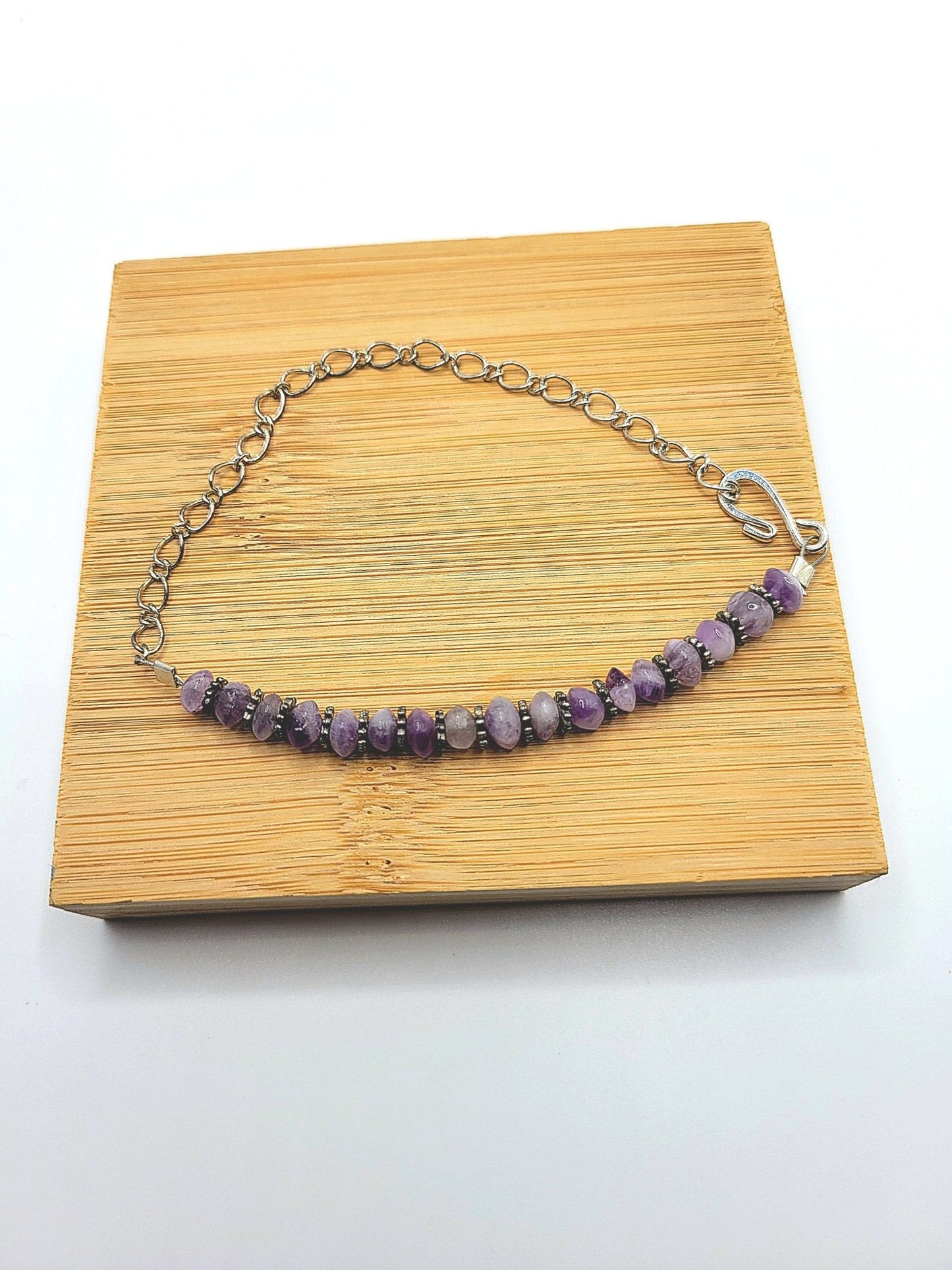 Purple Jasper Bracelet - Strings Handmade