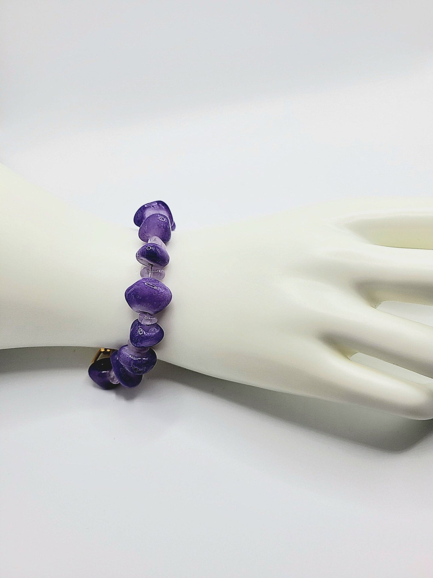 Purple Quartzite Bracelet - Strings Handmade