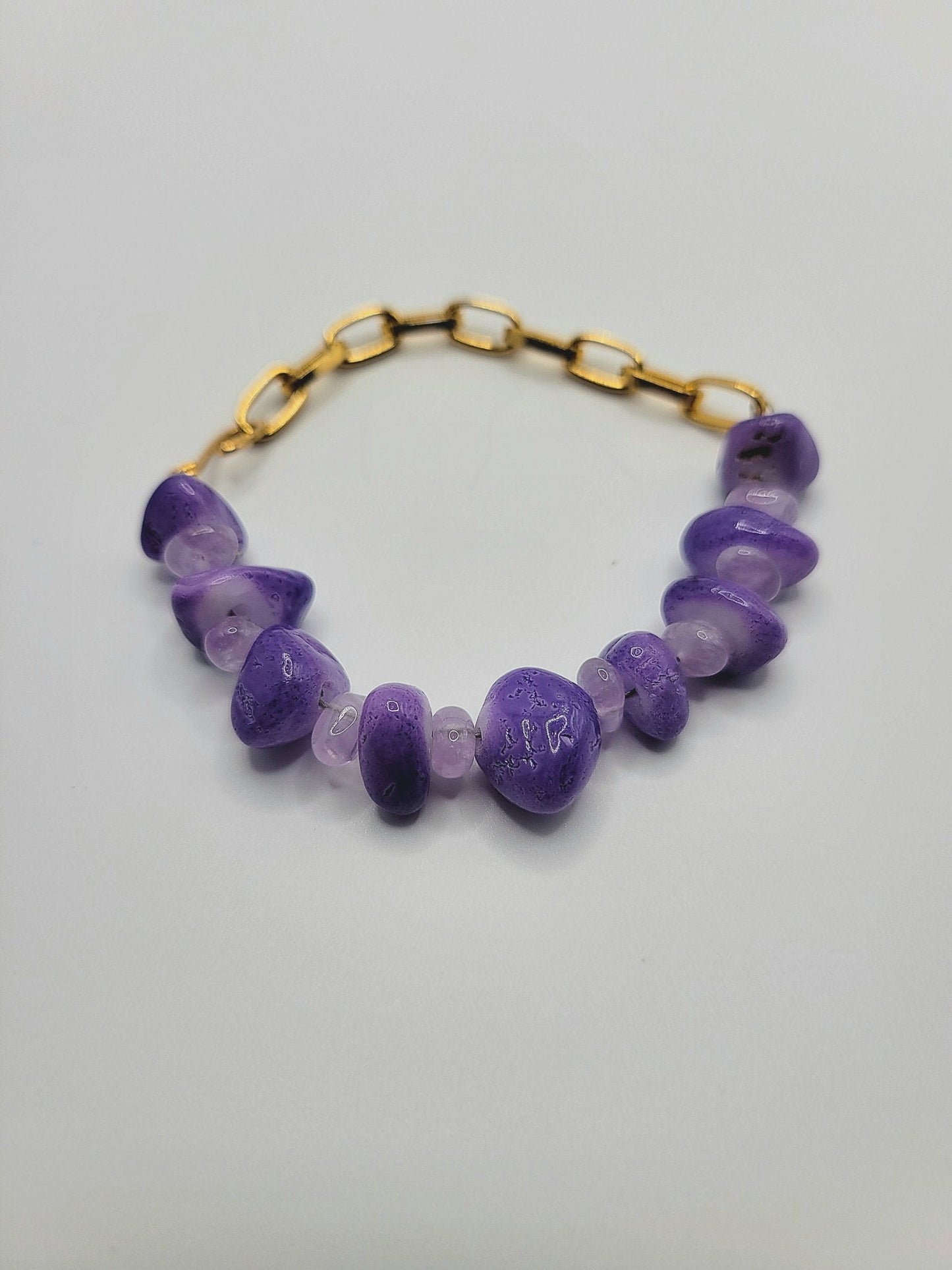 Purple Quartzite Bracelet - Strings Handmade