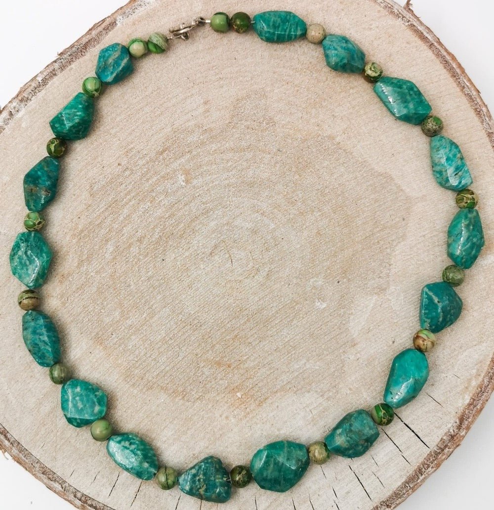 Amazonite Necklace - Strings Handmade