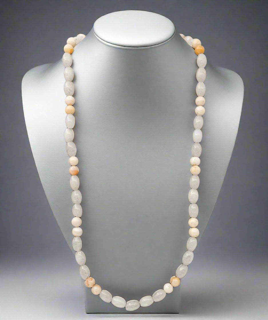 Mixed Agate And Jasper Beaded Necklace - Strings Handmade