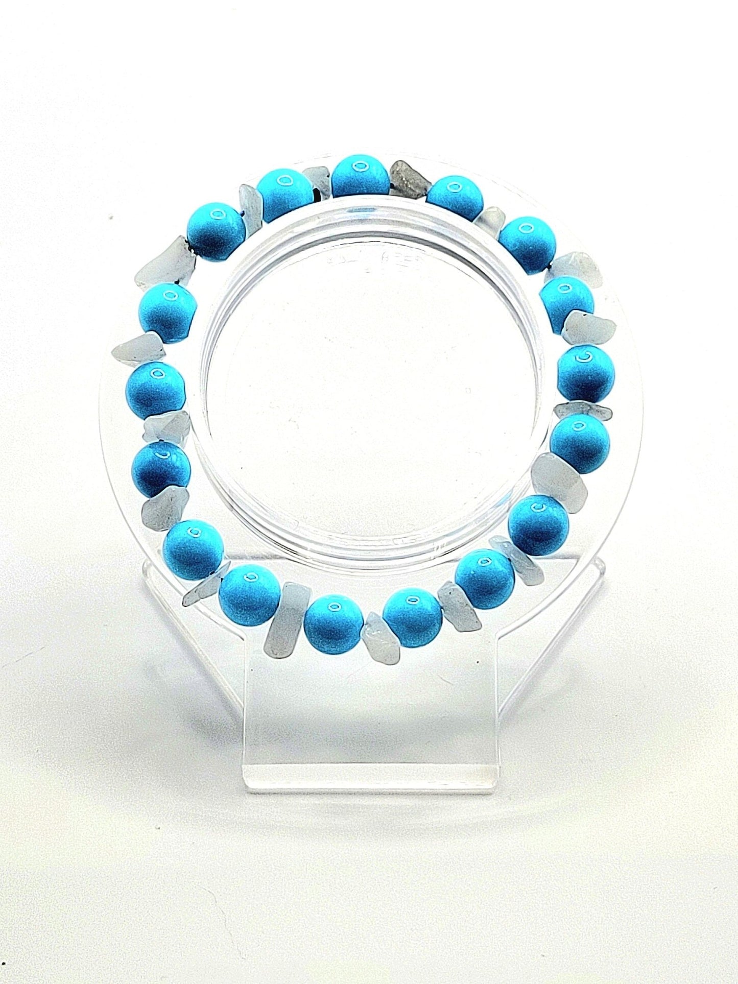 Quartz And Quartzite Stretch Bracelet - Strings Handmade
