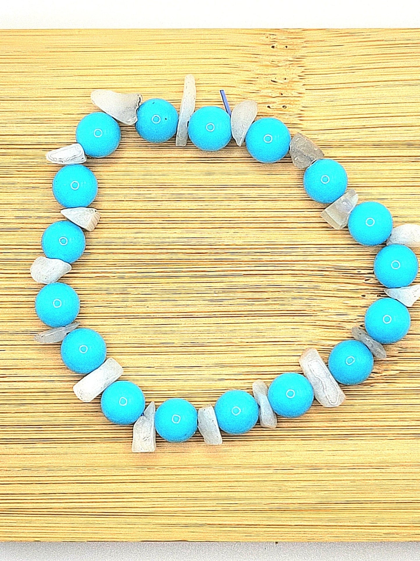 Quartz And Quartzite Stretch Bracelet - Strings Handmade