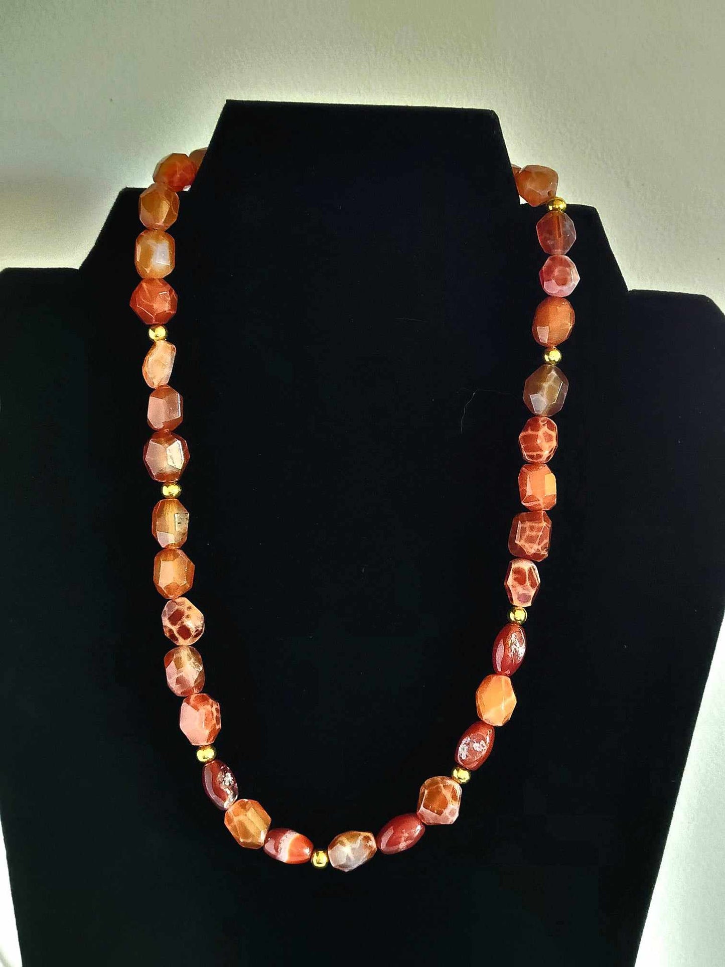 Fire Agate Necklace