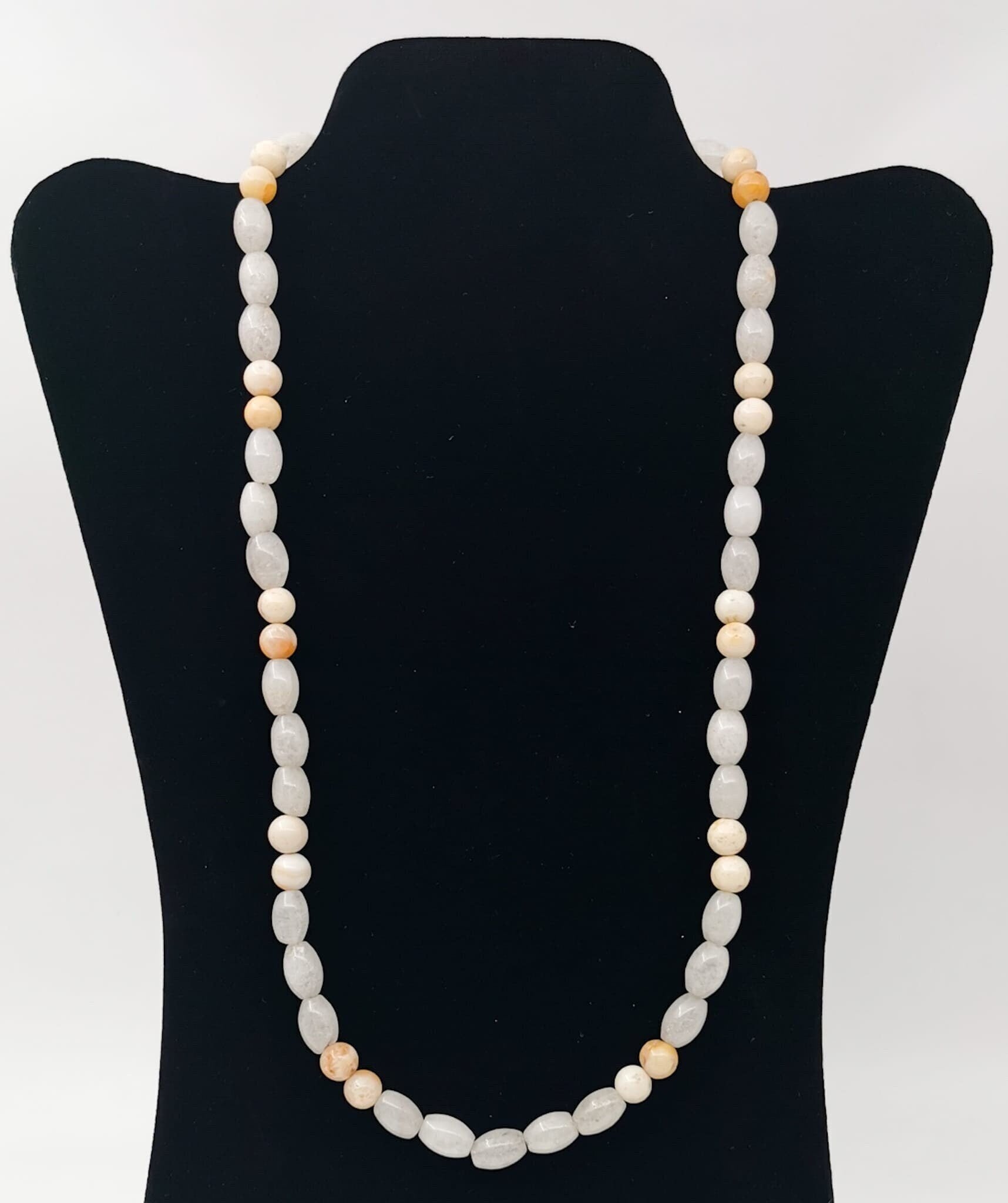 Mixed Agate And Jasper Beaded Necklace - Strings Handmade