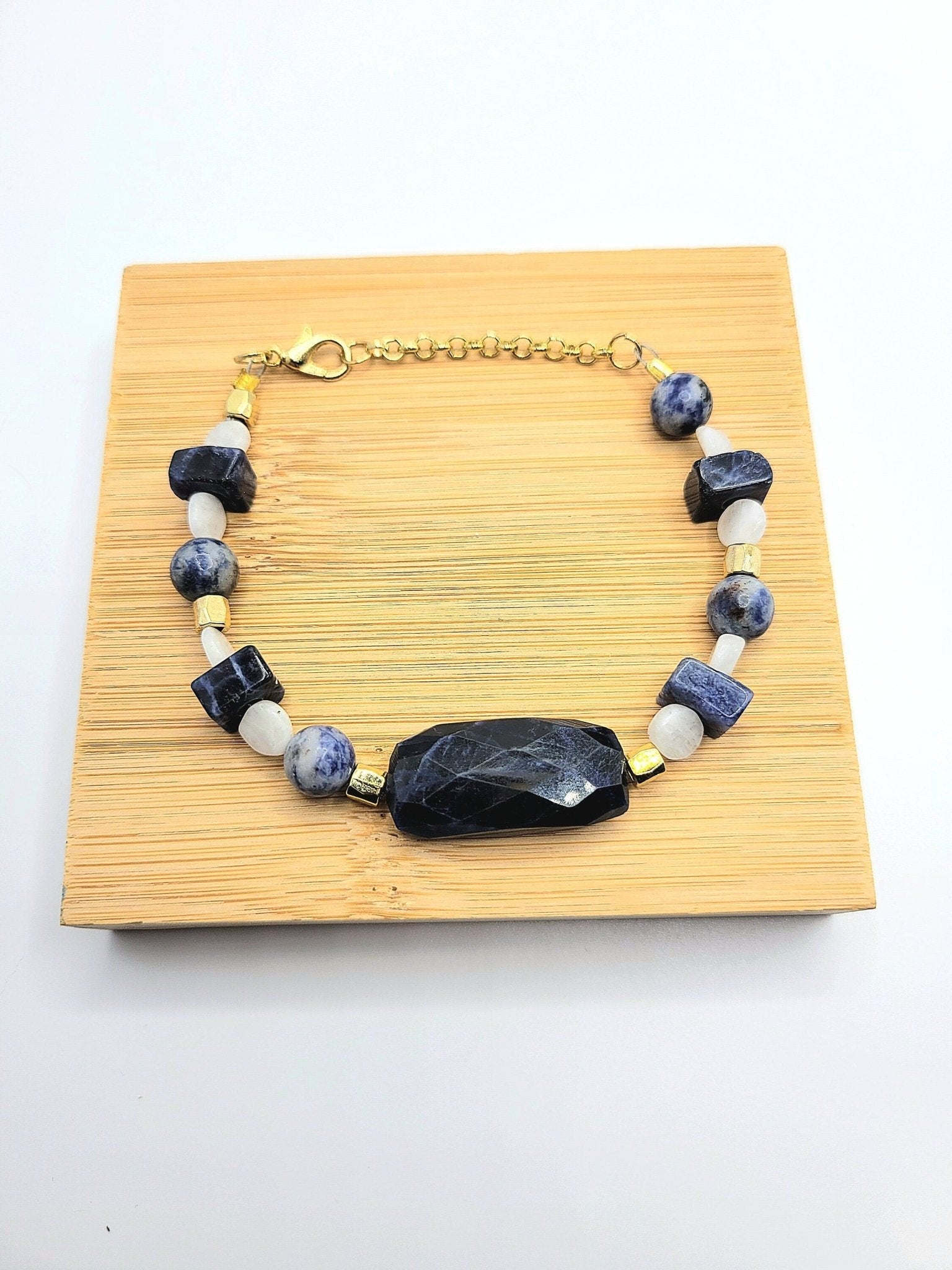 Lapis And Sodalite Bracelet - Strings Handmade