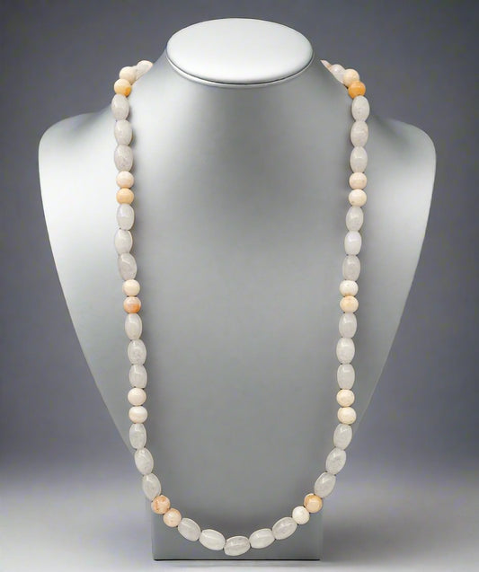 Mixed Agate And Jasper Beaded Necklace - Strings Handmade