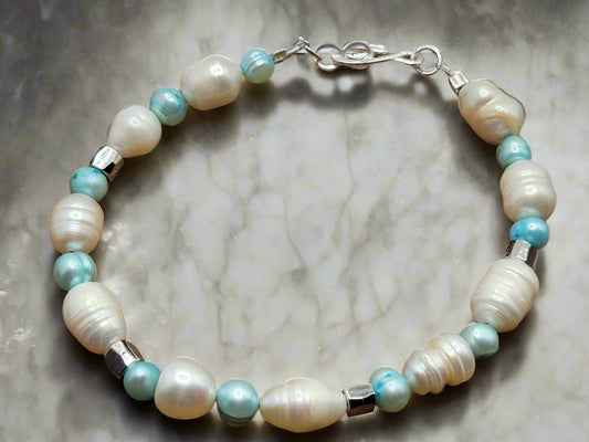 Multicolor Pearl Bracelet - Strings Handmade